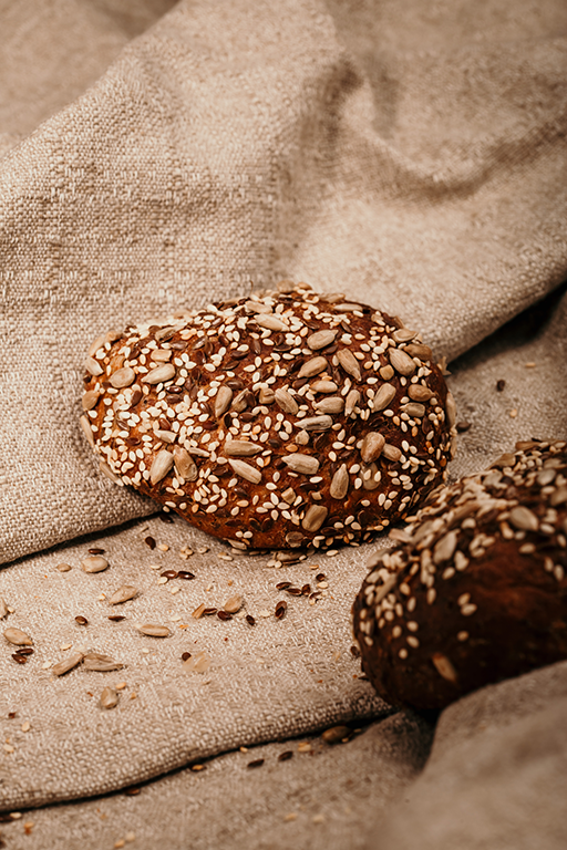 Bäckerei Hager G'sünder Leben im Jänner Low-Carb-Weckerl