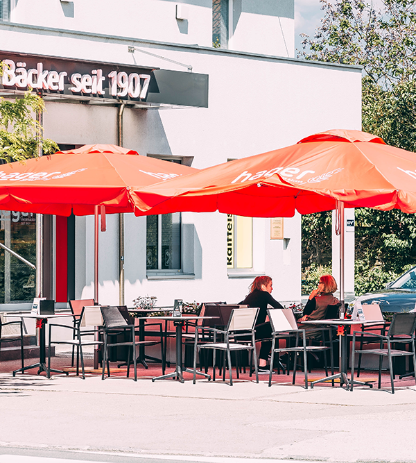 Draußen genießen in der Josefstraße