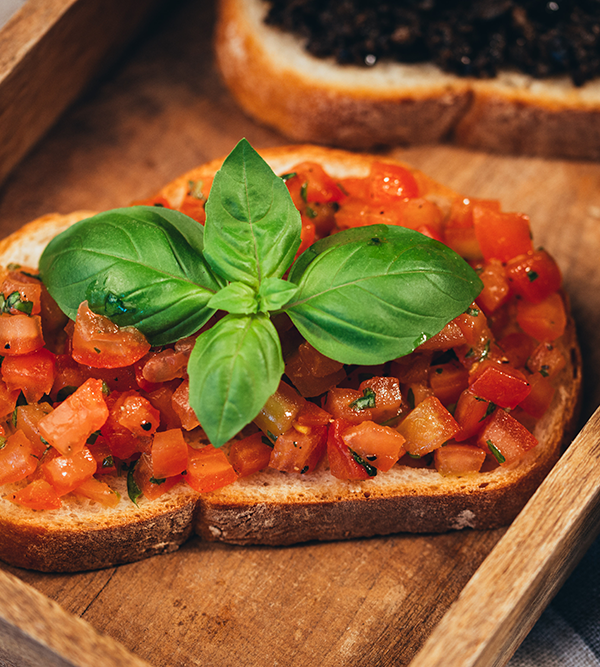 Brotrezept: Bruschetta & Crostini