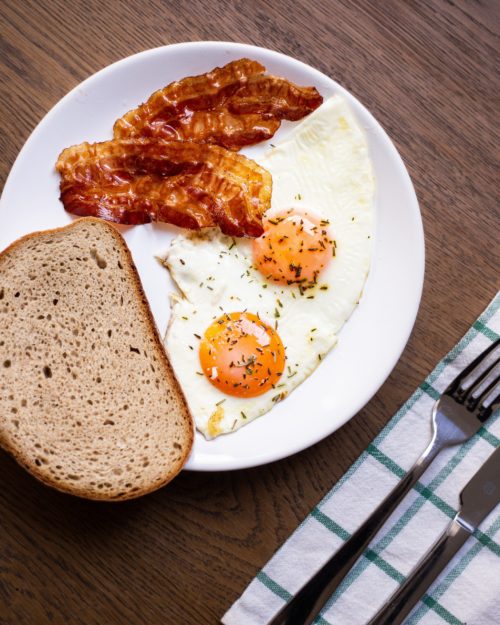 Guten Morgen! Zeit zum Frühstücken