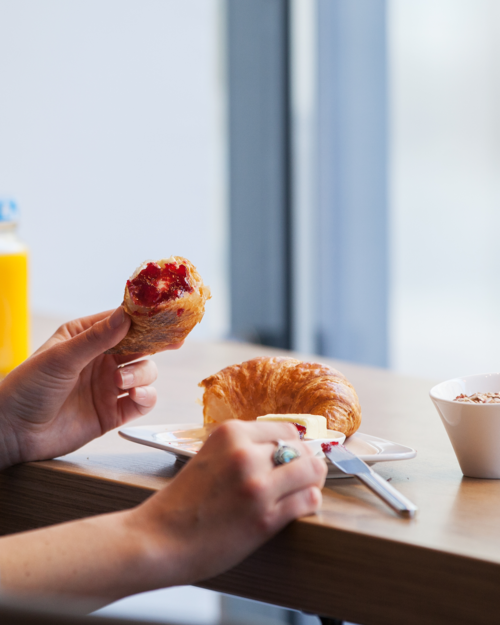 Frühstücken bei Hager