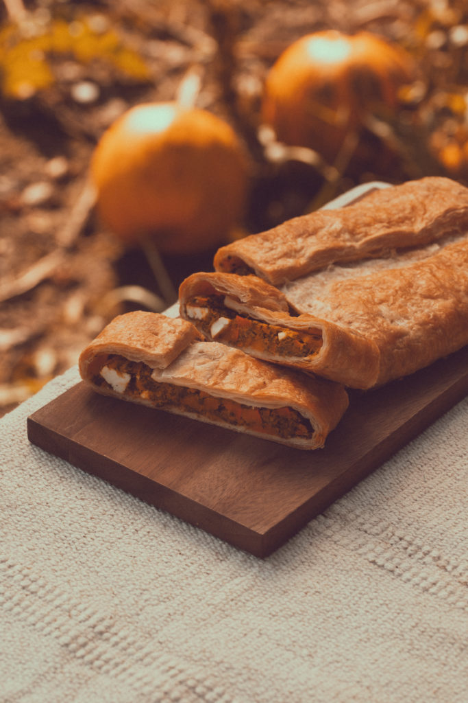 Bäckerei Hager Kürbisstrudel mit Kürbissen aus der Region