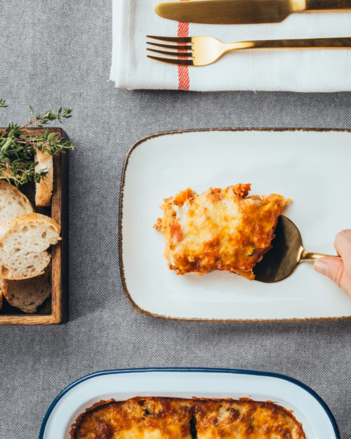 Restlos genießen: Brotlasagne